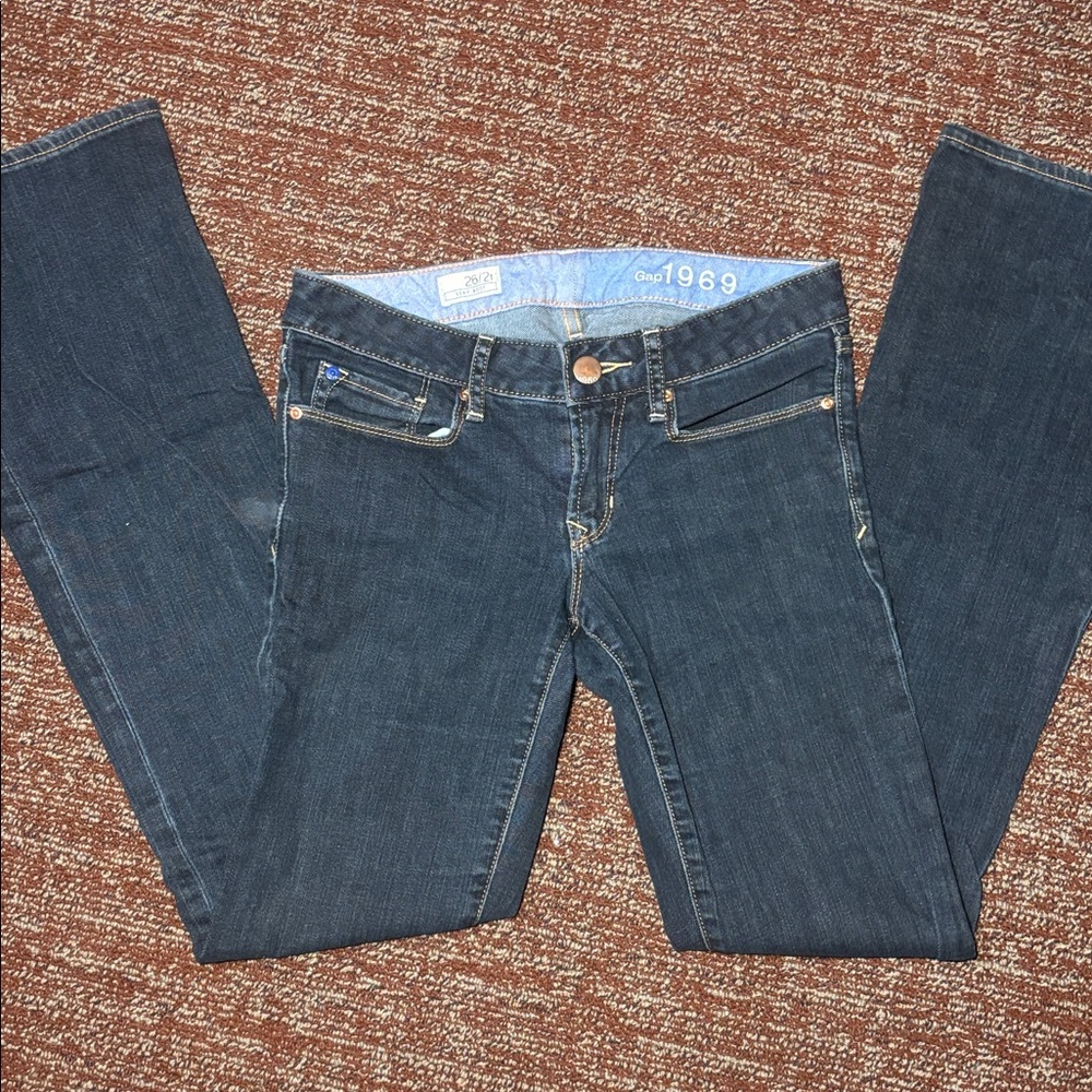 GAP sexy boot dark wash bootcut jeans low rise jeans Women’s 2R/25